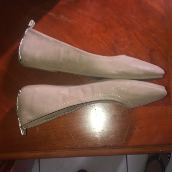 NWT mia flats square toe natural w snake print on back of the shoe sz 10 - Picture 7 of 8